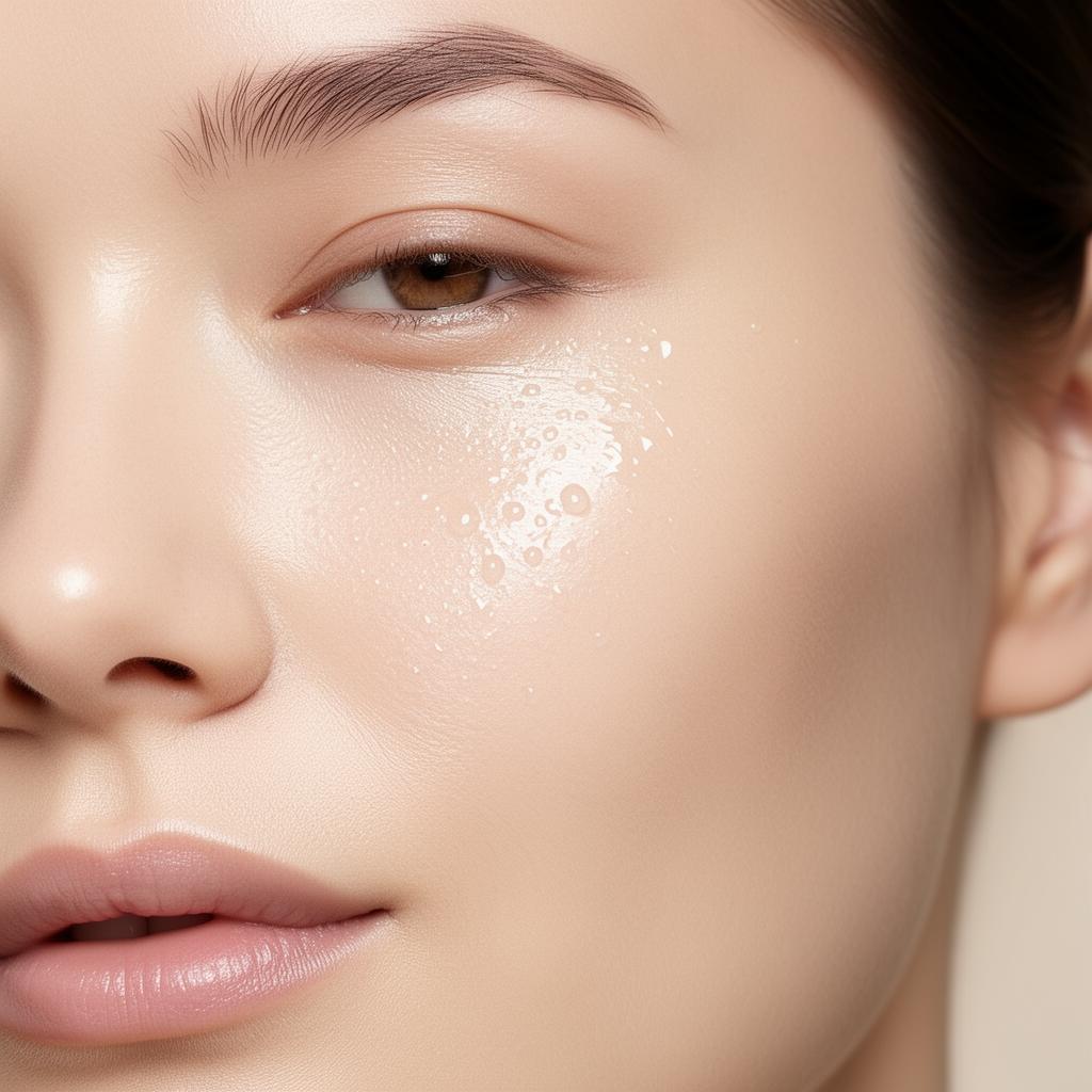 Paciente recibiendo tratamiento estético regenerativo facial con resultados de piel luminosa